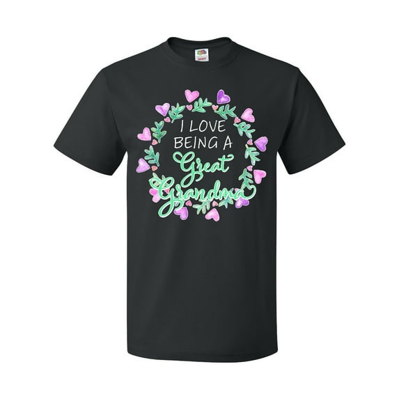 Inktastic I Love Being a Great Grandma- Circle of Hearts T-Shirt