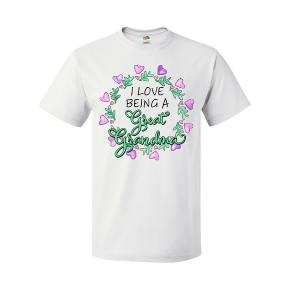 Inktastic I Love Being a Great Grandma- Circle of Hearts T-Shirt