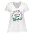 thumbnail image 1 of Inktastic I Love Being a Great Grandma- Circle of Hearts Women's Plus Size V-Neck T-Shirt, 1 of 5