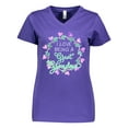 thumbnail image 1 of Inktastic I Love Being a Great Grandma- Circle of Hearts Women's V-Neck T-Shirt, 1 of 5