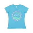 thumbnail image 1 of Inktastic I Love Being a Mimi- Circle of Hearts Women's V-Neck T-Shirt, 1 of 5