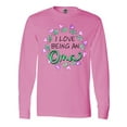 thumbnail image 1 of Inktastic I Love Being an Oma- Circle of Hearts Long Sleeve T-Shirt, 1 of 5