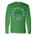 thumbnail image 1 of Inktastic I Love Being an Oma- Circle of Hearts Long Sleeve T-Shirt, 1 of 5
