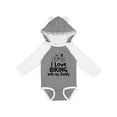 thumbnail image 1 of Inktastic I Love Biking with Daddy Boys or Girls Long Sleeve Baby Bodysuit, 1 of 5