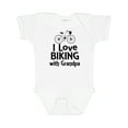 thumbnail image 1 of Inktastic I Love Biking with Grandpa Boys or Girls Baby Bodysuit, 1 of 5