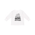 thumbnail image 1 of Inktastic I Love Biking with Grandpa Boys or Girls Long Sleeve Toddler T-Shirt, 1 of 5