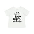 thumbnail image 1 of Inktastic I Love Biking with Grandpa Boys or Girls Toddler T-Shirt, 1 of 5