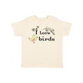 thumbnail image 1 of Inktastic I Love Birds Green Boys or Girls Toddler T-Shirt, 1 of 5
