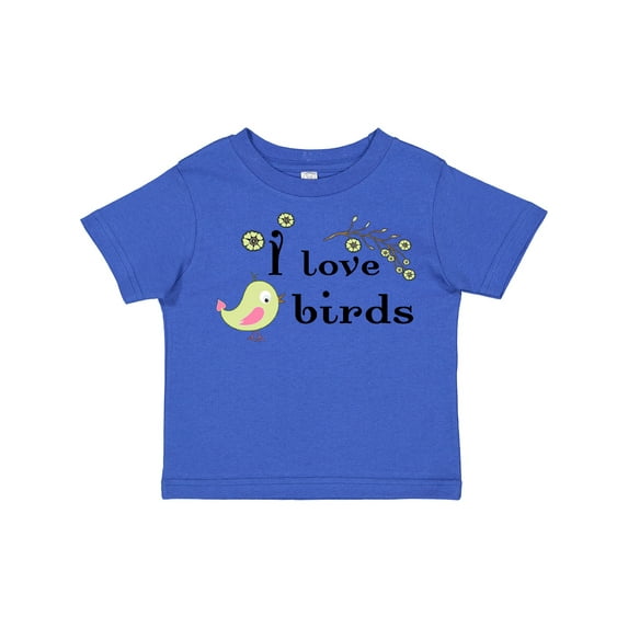 Inktastic I Love Birds Green Boys or Girls Toddler T-Shirt