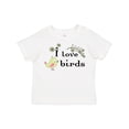 thumbnail image 1 of Inktastic I Love Birds Green Boys or Girls Toddler T-Shirt, 1 of 5