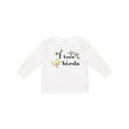 thumbnail image 1 of Inktastic I Love Birds green Boys or Girls Long Sleeve Toddler T-Shirt, 1 of 5