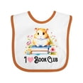thumbnail image 1 of Inktastic I Love Book Club Girls Baby Bib, 1 of 4