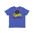 thumbnail image 1 of Inktastic I Love Books Bookworm Youth T-Shirt, 1 of 5