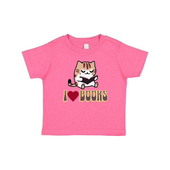 Inktastic I Love Books Reading Cat Girls Baby T-Shirt