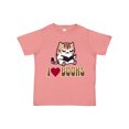 thumbnail image 1 of Inktastic I Love Books Reading Cat Girls Toddler T-Shirt, 1 of 5