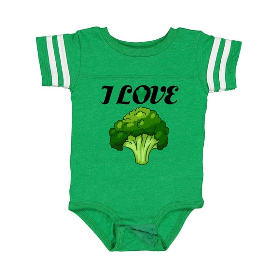 Inktastic I Love Broccoli Boys or Girls Baby Bodysuit
