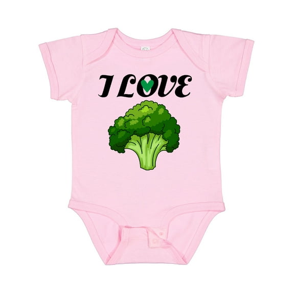 Inktastic I Love Broccoli Boys or Girls Baby Bodysuit