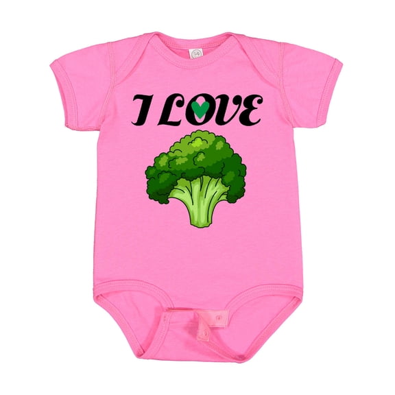 Inktastic I Love Broccoli Boys or Girls Baby Bodysuit