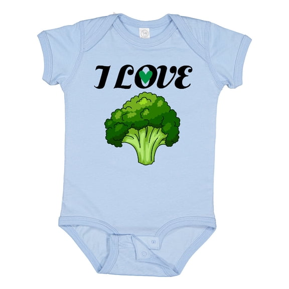 Inktastic I Love Broccoli Boys or Girls Baby Bodysuit