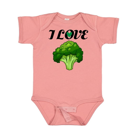 Inktastic I Love Broccoli Boys or Girls Baby Bodysuit