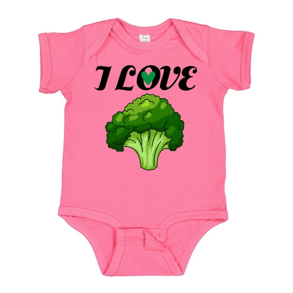 Inktastic I Love Broccoli Boys or Girls Baby Bodysuit
