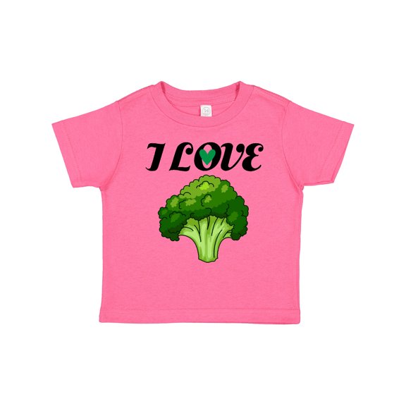 Inktastic I Love Broccoli Boys or Girls Toddler T-Shirt