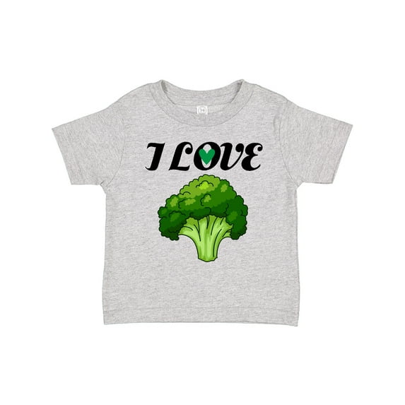 Inktastic I Love Broccoli Boys or Girls Toddler T-Shirt
