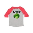 thumbnail image 1 of Inktastic I Love Broccoli Boys or Girls Toddler T-Shirt, 1 of 5