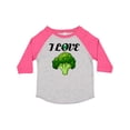 thumbnail image 1 of Inktastic I Love Broccoli Boys or Girls Toddler T-Shirt, 1 of 5
