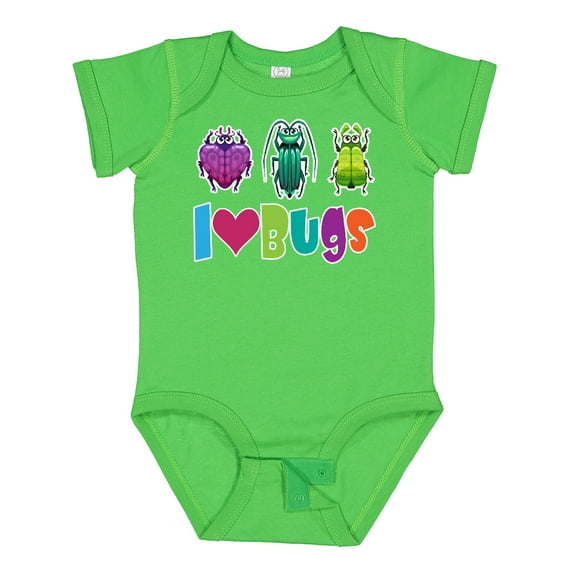 Inktastic I Love Bugs Boys or Girls Baby Bodysuit