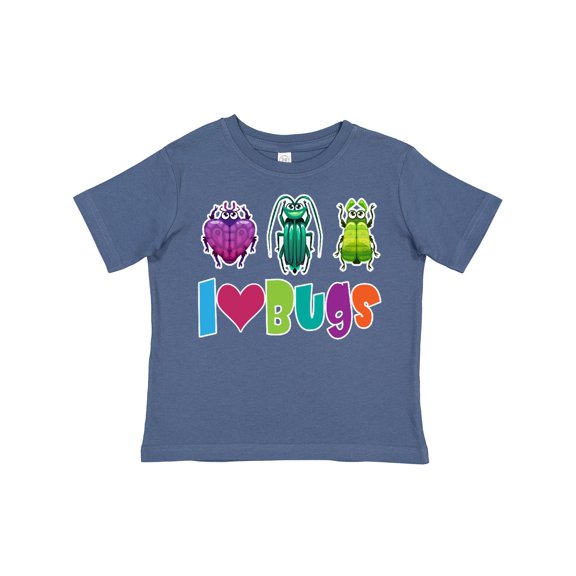 Inktastic I Love Bugs Boys or Girls Toddler T-Shirt