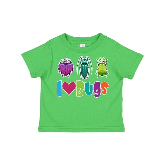 Inktastic I Love Bugs Boys or Girls Toddler T-Shirt