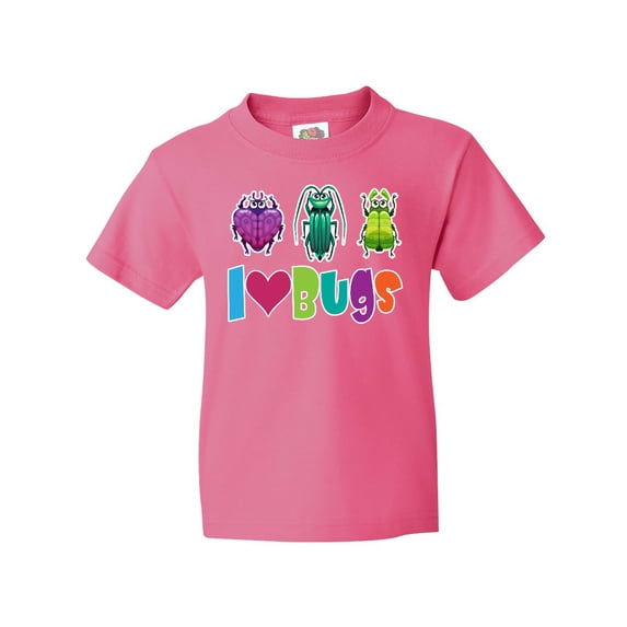 Inktastic I Love Bugs Youth T-Shirt