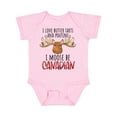 thumbnail image 1 of Inktastic I Love Butter Tarts and Poutine I Moose Be Canadian Pun Boys or Girls Baby Bodysuit, 1 of 5
