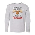 thumbnail image 1 of Inktastic I Love Butter Tarts and Poutine I Moose Be Canadian Pun Long Sleeve Youth T-Shirt, 1 of 5