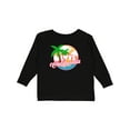 thumbnail image 1 of Inktastic I Love California with Ocean and Palm Trees Boys or Girls Long Sleeve Toddler T-Shirt, 1 of 5
