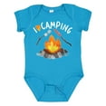 thumbnail image 1 of Inktastic I Love Camping- Campfire, Hot Dog, Marshmallows Boys or Girls Baby Bodysuit, 1 of 5