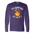 thumbnail image 1 of Inktastic I Love Camping- Campfire, Hot Dog, Marshmallows Long Sleeve T-Shirt, 1 of 5