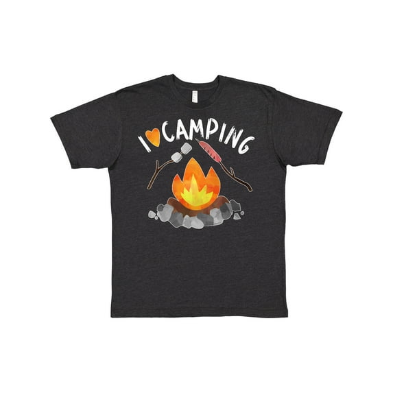 Inktastic I Love Camping- Campfire, Hot Dog, Marshmallows T-Shirt