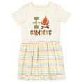 thumbnail image 1 of Inktastic I Love Camping Girls Toddler Dress, 1 of 5