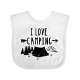 thumbnail image 1 of Inktastic I Love Camping- Tent and Trees Boys or Girls Baby Bib, 1 of 4