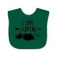 thumbnail image 1 of Inktastic I Love Camping- Tent and Trees Boys or Girls Baby Bib, 1 of 4