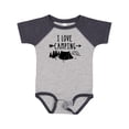 thumbnail image 1 of Inktastic I Love Camping- Tent and Trees Boys or Girls Baby Bodysuit, 1 of 5