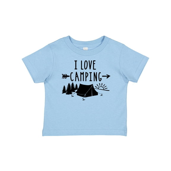 Inktastic I Love Camping- Tent and Trees Boys or Girls Baby T-Shirt