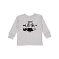 thumbnail image 1 of Inktastic I Love Camping- Tent and Trees Boys or Girls Long Sleeve Toddler T-Shirt, 1 of 5