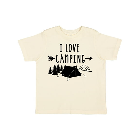 Inktastic I Love Camping- Tent and Trees Boys or Girls Toddler T-Shirt