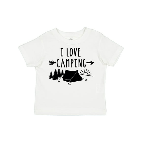 Inktastic I Love Camping- Tent and Trees Boys or Girls Toddler T-Shirt