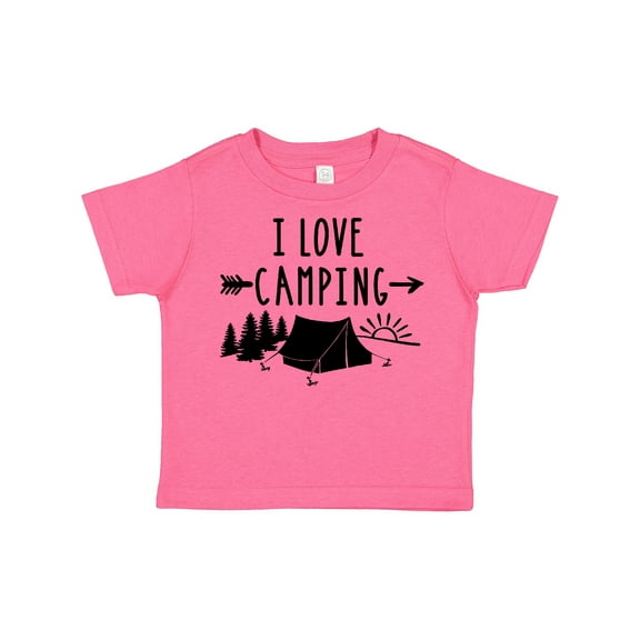 Inktastic I Love Camping- Tent and Trees Boys or Girls Toddler T-Shirt