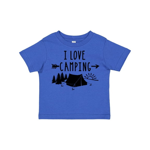 Inktastic I Love Camping- Tent and Trees Boys or Girls Toddler T-Shirt