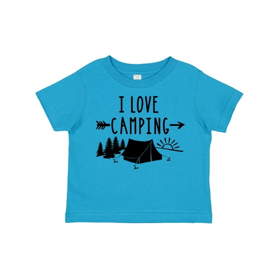 Inktastic I Love Camping- Tent and Trees Boys or Girls Toddler T-Shirt